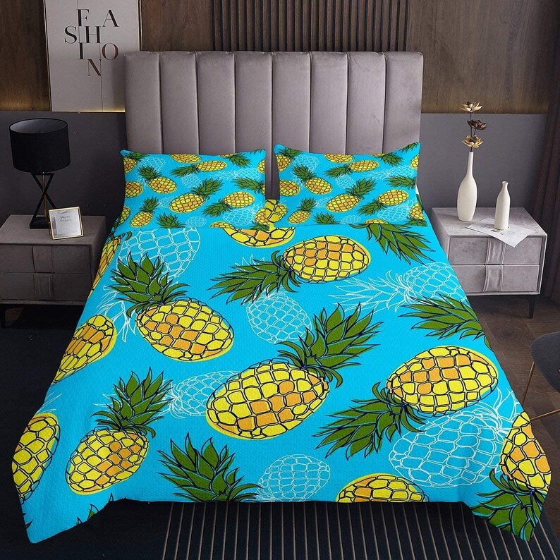 Hawaiian Bedding Set 3pcs Duvet Cover Pillowcase Art Collectibles Prints Vadel Com