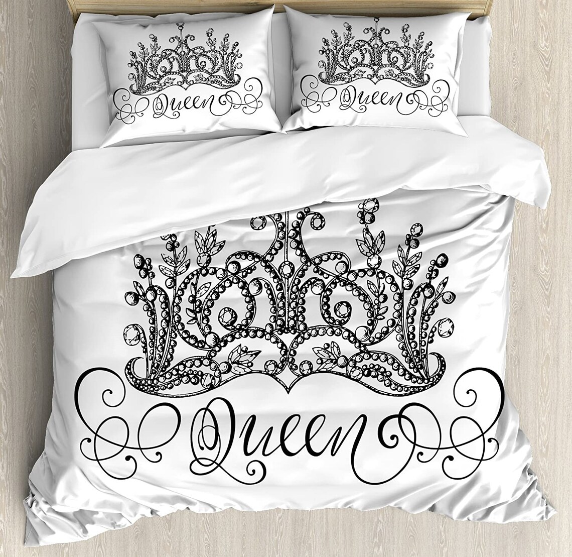 Queen Bedding Set 3PCS Duvet Cover Pillowcase Etsy