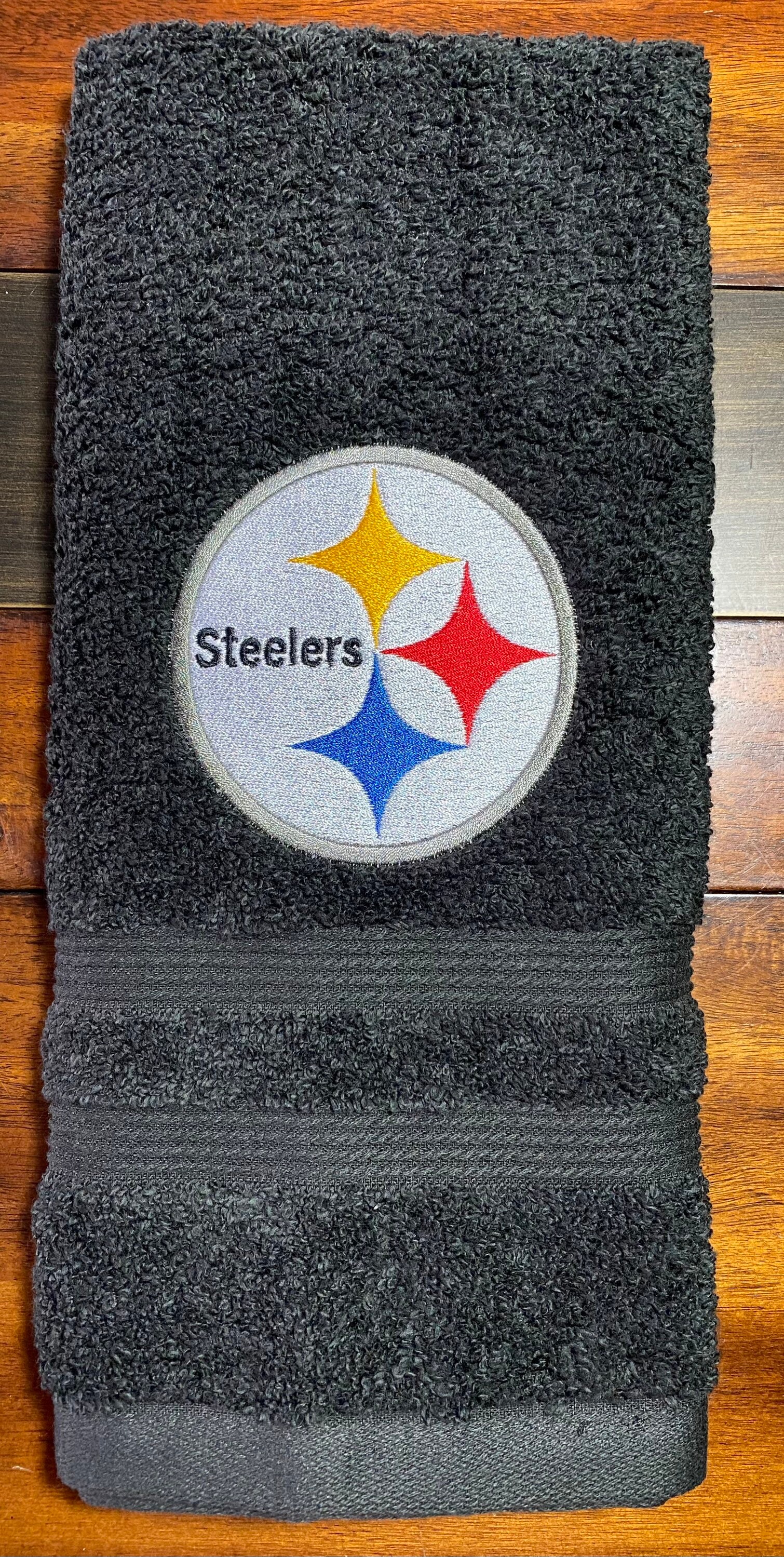 Pittsburgh Steelers Embroidered Towel Etsy