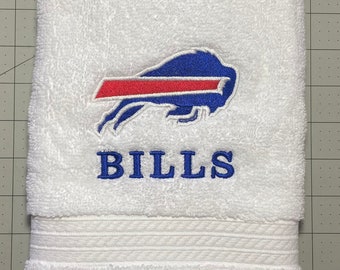 Buffalo Bills Embroidered Towel