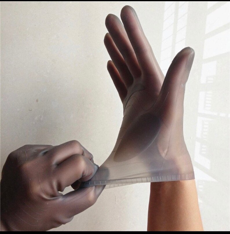 Reusable Thin Silicone Gloves for Crafters Resin Clay Cake Etsy