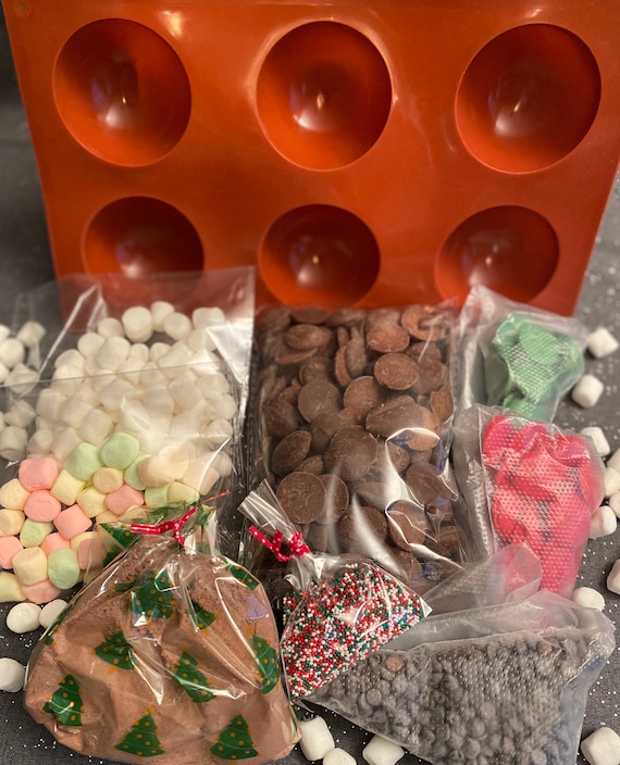 DIY Hot chocolate cocoa bomb kit Etsy