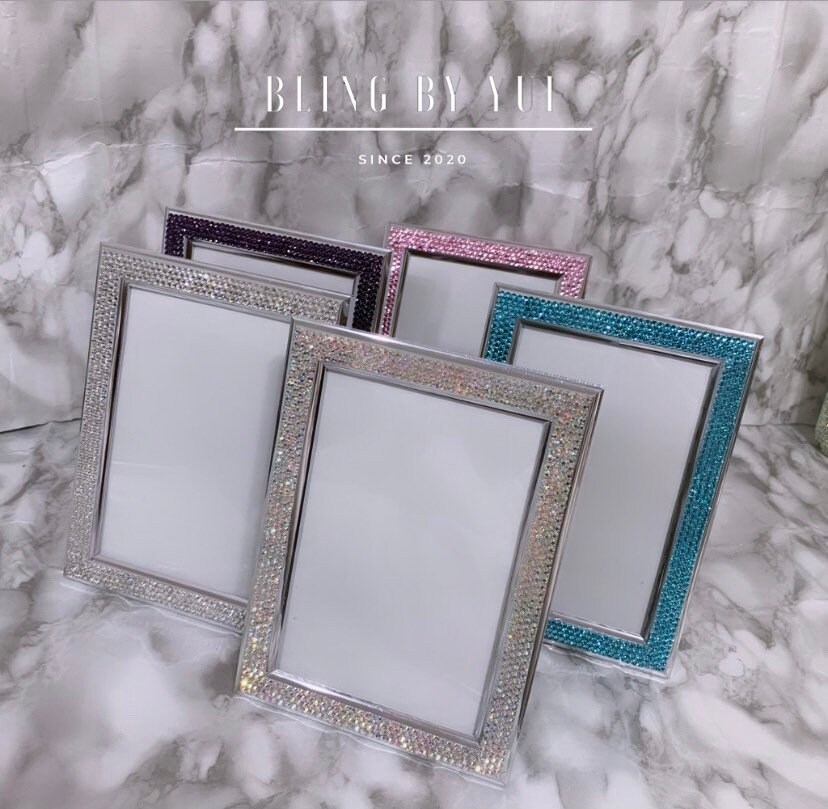 Bling photo frame small picture framefamily photo bling Etsy