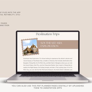 Multi-destination Trip Planning Guide, Editable Travel Planner Template ...
