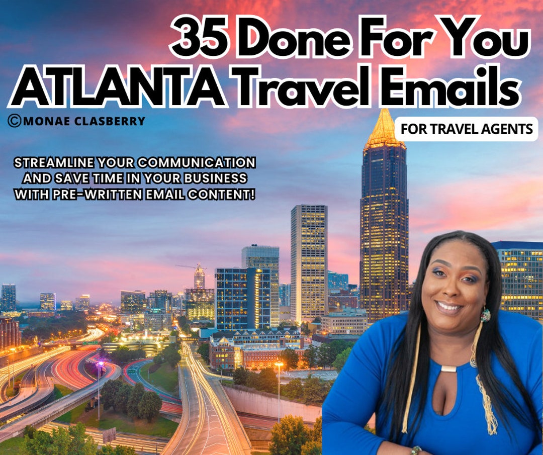 35 Atlanta Travel Email Templates Pack, Travel Agent Email Templates ...