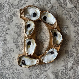 Oyster Shell Initial Letter D
