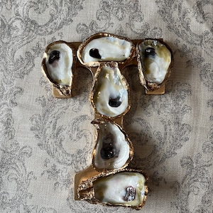 Oyster Shell Initial Letter T