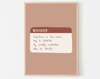 Aesthetic Body Positivity Quotes Reminder Beauty Body Positive Quote Print Boho Print | Etsy