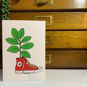 Carte bootanical de basket-ball, carte d'anniversaire, carte de remerciement
