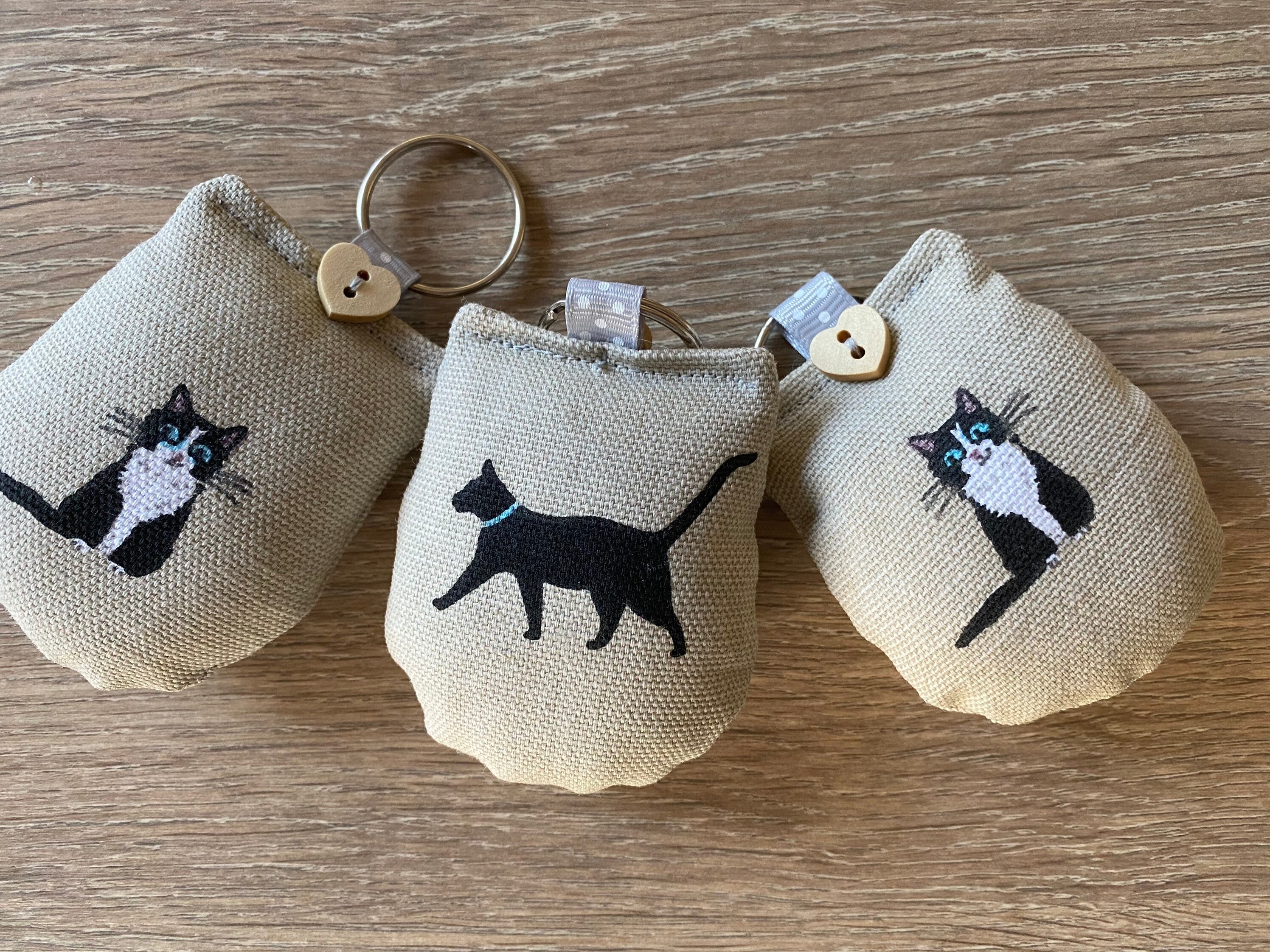 Handmade Cat Keyring Etsy