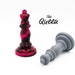 Chess Queen Dildo - Fantasy Dildo - Anal Plug - Sex Toy - Adult Toy - Platinum Silicone 