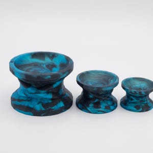 Custom SET of 3 Double Sided Suction Cups - Platinum Silicone - Toy Accessory