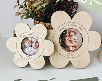 Flower Picture Frame, Mothers Day Gift SVG, Kids Keepsake, SVG File, Digital File, Instant Download, Glowforge Mothers Day File, retro boho