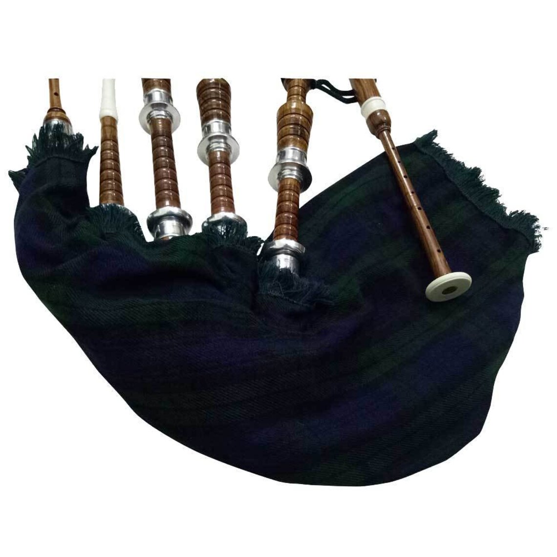 Black Watch Highland Bagpipe Rosewood Natural with Carry Bag Etsy