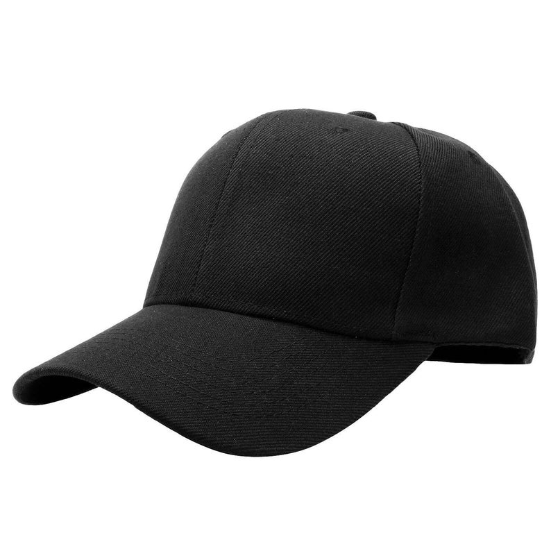 Baseball Cap Plain Solid Color Blank Army Hat Ball Unisex