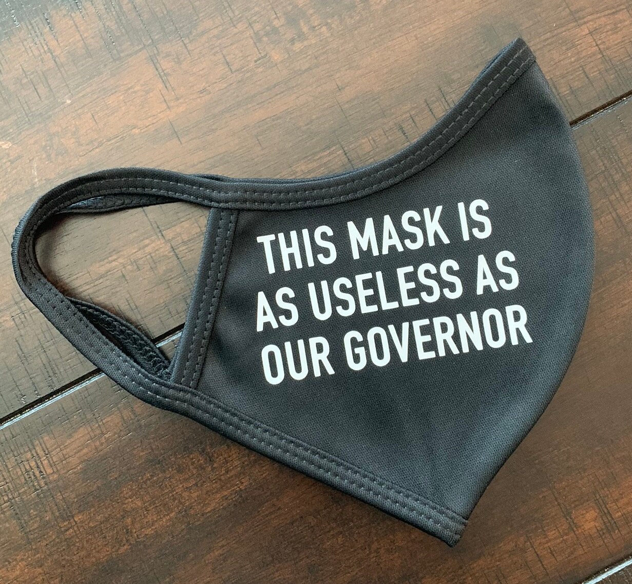 Recall Newsom Face Mask California governor Mask Useless Etsy