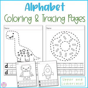 Preschool Alphabet Back to School Worksheets Prek Alphabet Printables Homeschool Coloring Pages Tracing Activities TK Alphabet Worksheets image 2