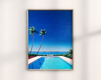 Hiroshi Nagai Poolside by Desert Print, Hiroshi Nagai Desert
