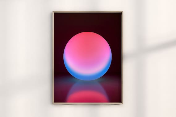 James Turrell Angelic Aura Print, James Turrell Aura Art