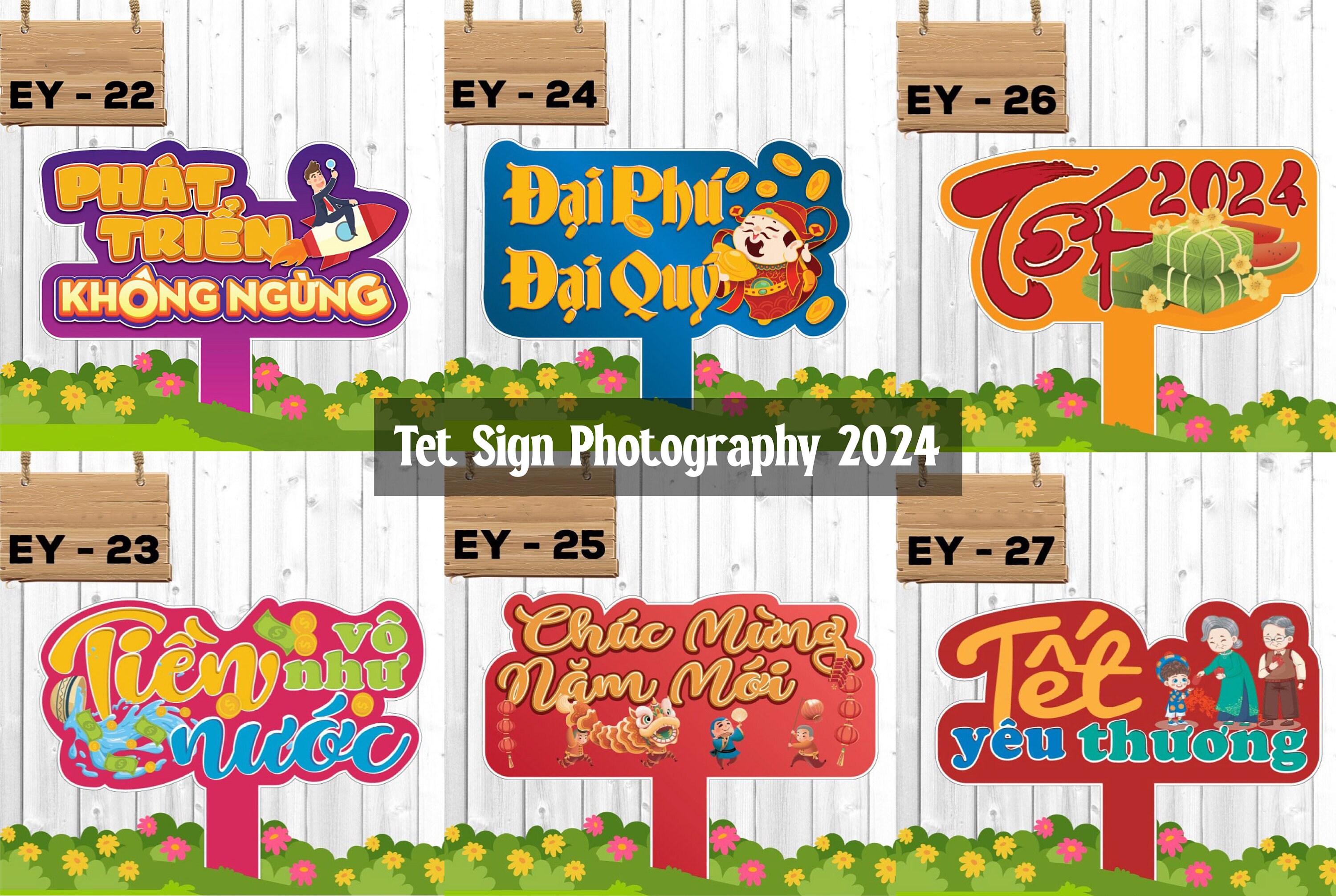 Tet Sign Photography, Bang Cam Tay Chup Hinh Tet, Vietnamese Lunar New Year  Decoration, Funny Sign, Year End Celebration - Etsy Finland
