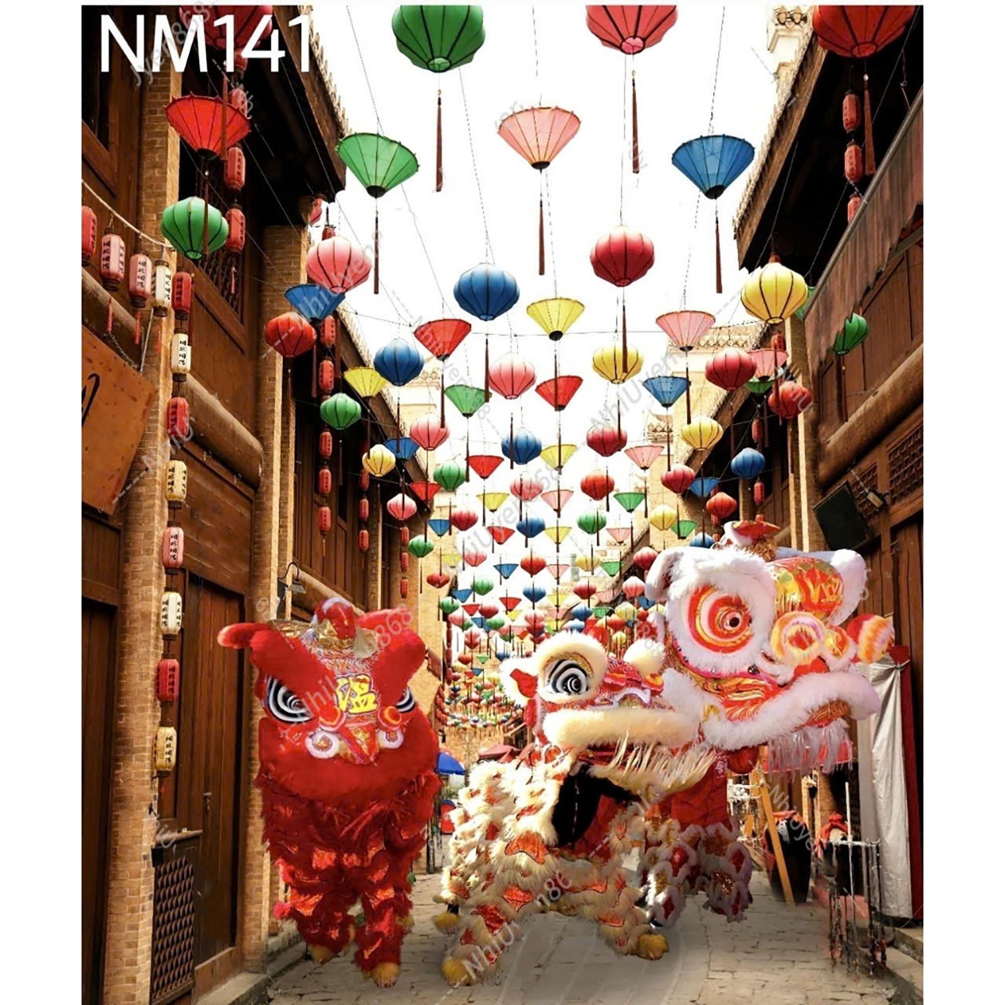 2025 Fondo del paisaje del Año Nuevo Lunar de las vacaciones de Tet  vietnamita, telón de fondo de las vacaciones de Tet (phong nen chup anh Tet  bang vai), Tết nguyên đán, image size:2016x2016