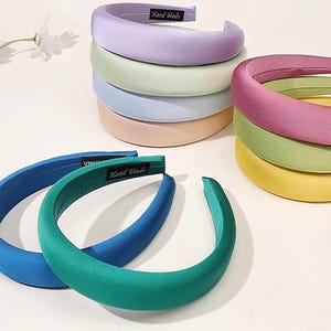 Colorful Silk Headband (14 colors) - Mấn, Pre-made Vietnamese Ao Dai Accessories, Vietnamese Accessories, Wedding Ao Dai Headband