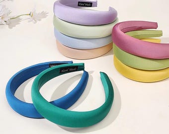 Colorful Silk Headband (14 colors) - Mấn, Pre-made Vietnamese Ao Dai Accessories, Vietnamese Accessories, Wedding Ao Dai Headband