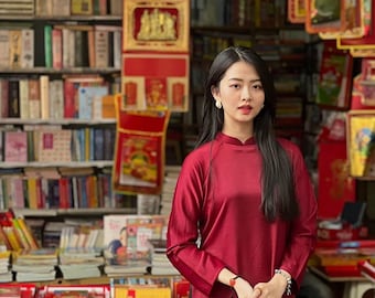 MAI Vietnamese Modern Ao Dai for Women, Ao Dai for Girls, Ao Dai Vietnam, Vietnamese Dress for Woman