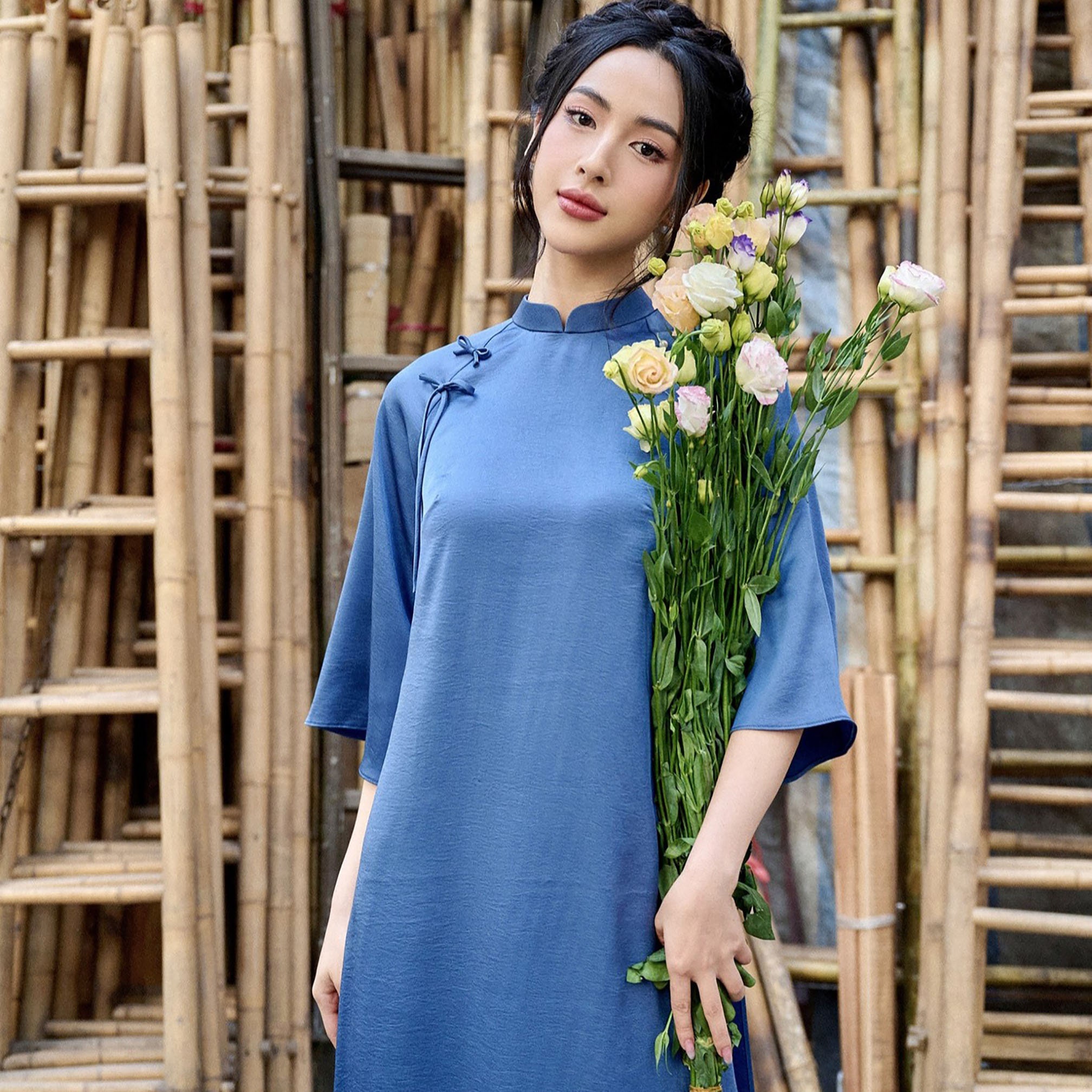 DIEU MAI Vietnamese Traditional Ao Dai for Women, Ao Dai for