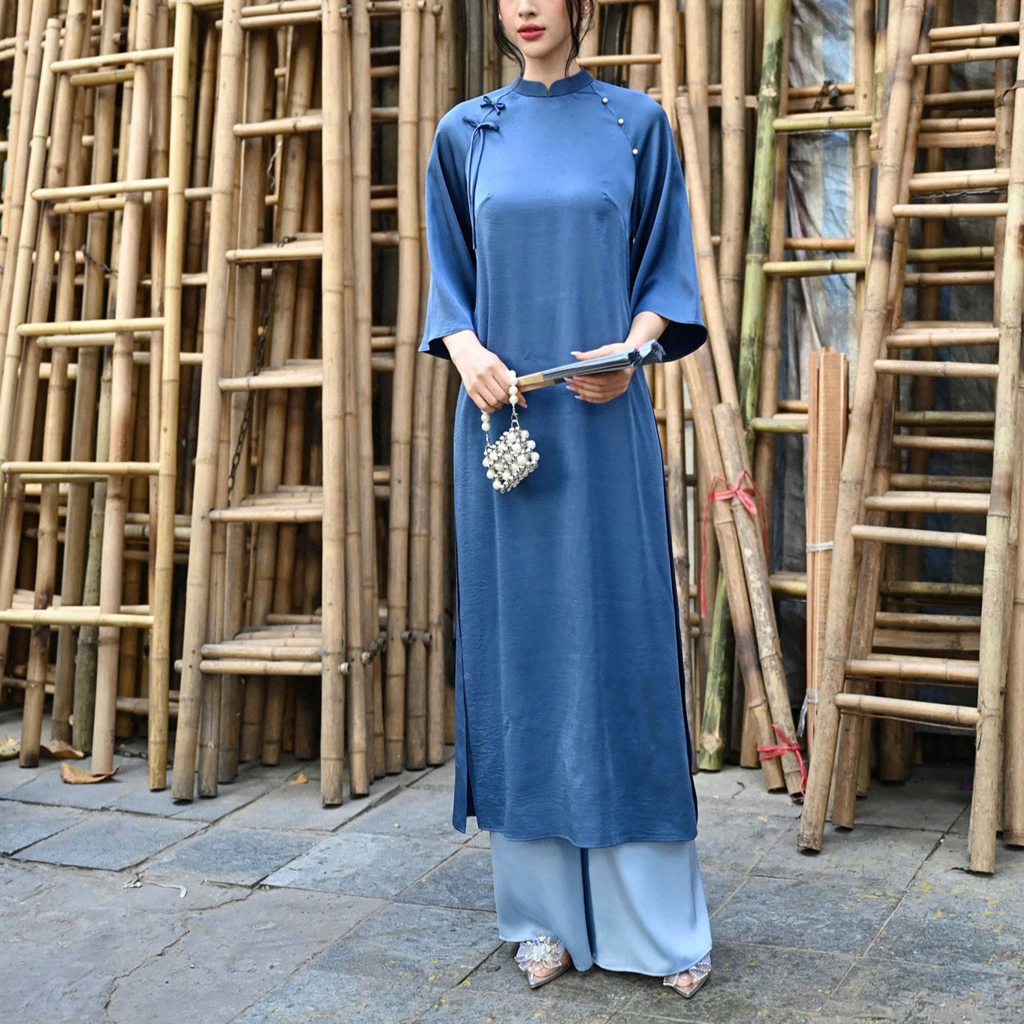 DIEU MAI Vietnamese Traditional Ao Dai for Women, Ao Dai for
