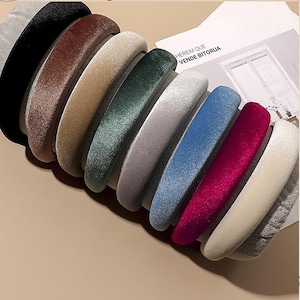 VELVET Headband (8 colors) - Mấn, Pre-made Vietnamese Ao Dai Accessories, Vietnamese Accessories, Wedding Ao Dai Headband