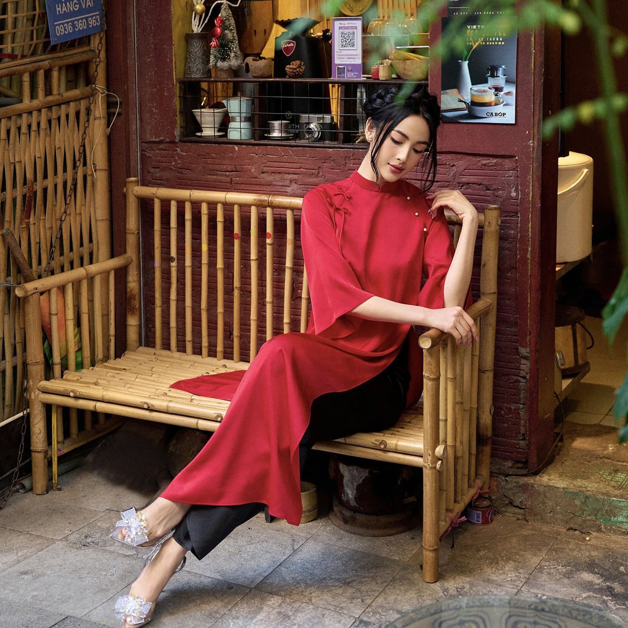 DIEU MAI Vietnamese Traditional Ao Dai for Women, Ao Dai for