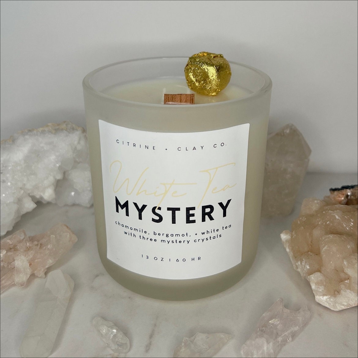 Mystery Wooden Wick Candle - Jackpot Candles