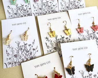Butterfly Dangly Earrings