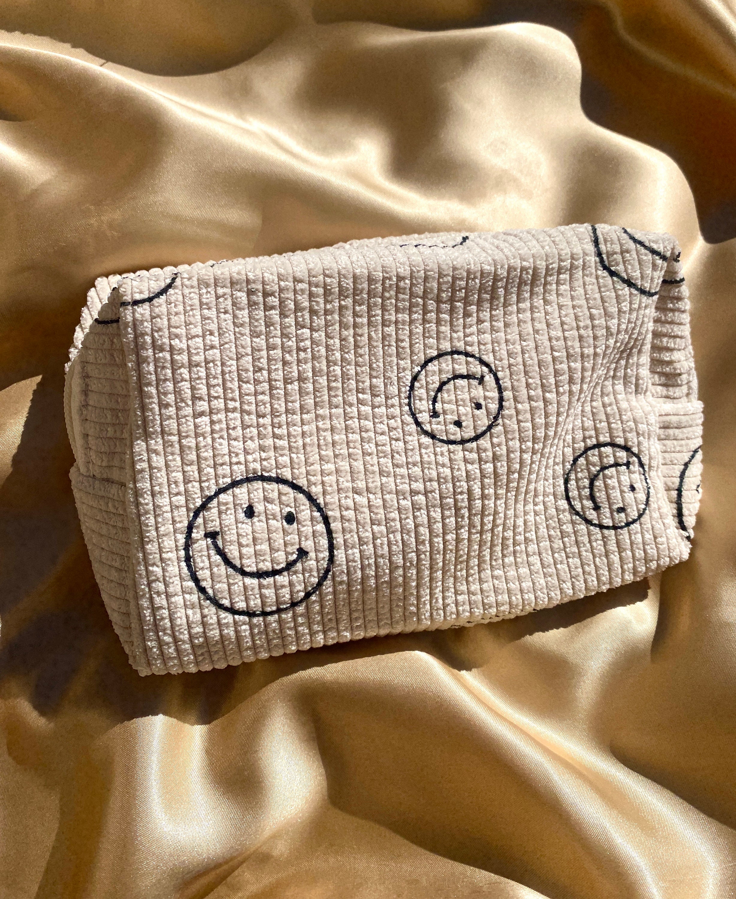 Smiley Face Makeup Bag Etsy