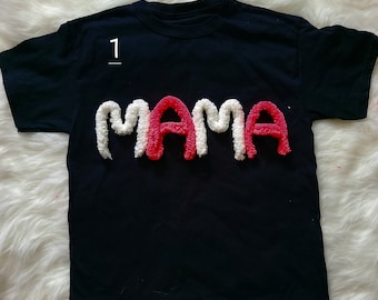 Valentine shirt, mama tshirt,chenille yarn tshirt, xoxo, hugs and kisses, Valentine’s Day, teacher tshirt, school shirt, adult mama tshirt