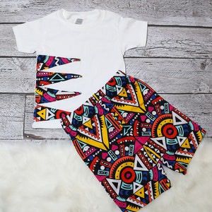 Toddler boys shirt/African boys tshirt pants/ boys pants/ tshirt/ short pants/boys outfits set/mudcloth boys clothes,Africanclothing/tshirt/