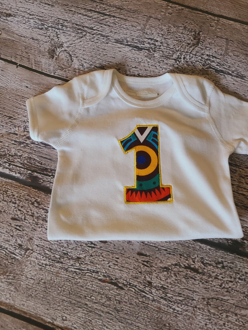 Ist birthday shirt/ African birthday shirt set/unisex/pants and tshirt/summer outfit/ mudcloth outfit/ kente/ shorts pant/birthday outfit image 5