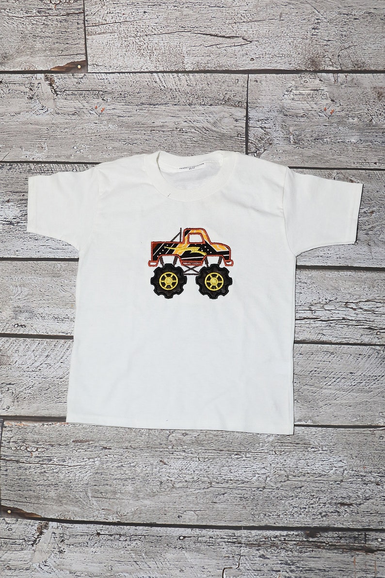 African Kids clothing/ Boys outfit/ shorts & shirt set/Monster truck Boys sets/ mud clothing/ ankara Boys set/tshirt Boys set/applique shirt image 4