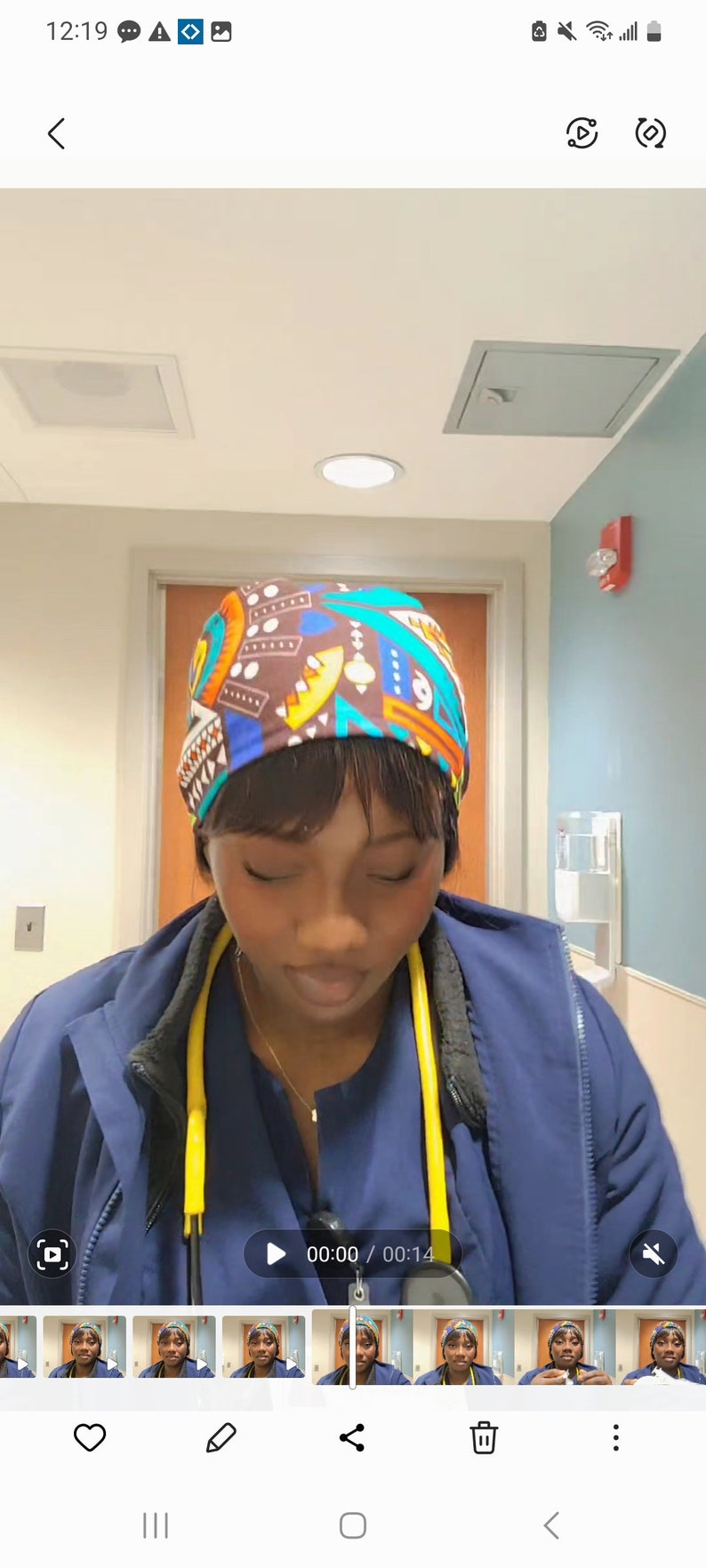 Nurses scrub cap,scrub cap,cap,doctors scrub cap,scrub, cap for technicians, scrubs image 4