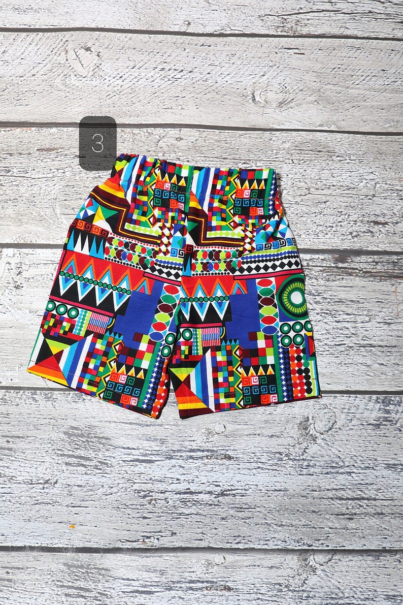 Boys tshirt and pants set/black shirt/Boys outfit set/African print boys shorts/boys shirts/toddler shirts/ Ankara boys clothes &short pants image 5