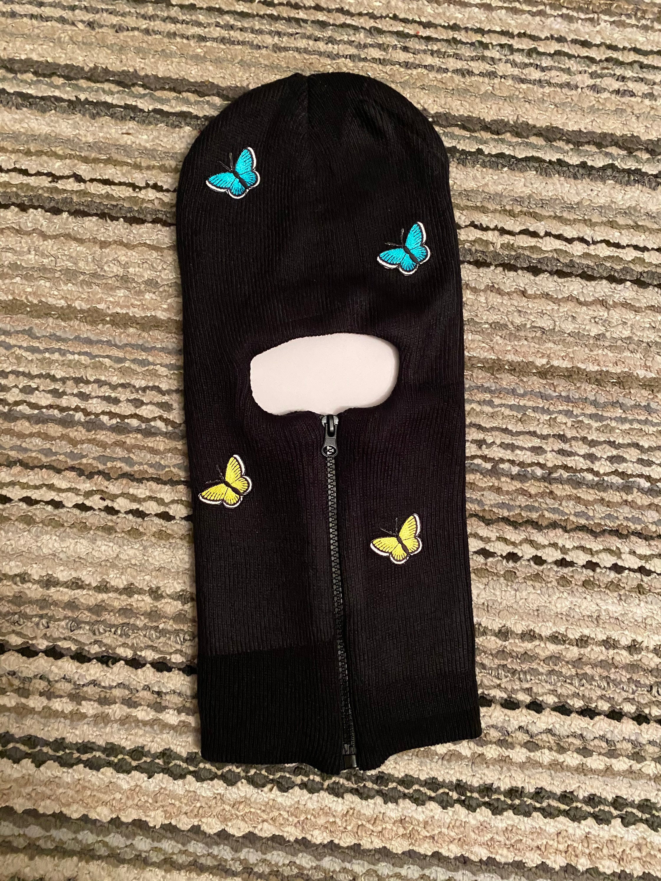 Butterfly Zip up Ski Mask Etsy