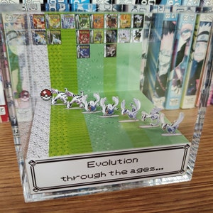 Pokemon Shiny Rayquaza Encounter Handmade Diorama - Gameboy Gaming Cube- Fanart