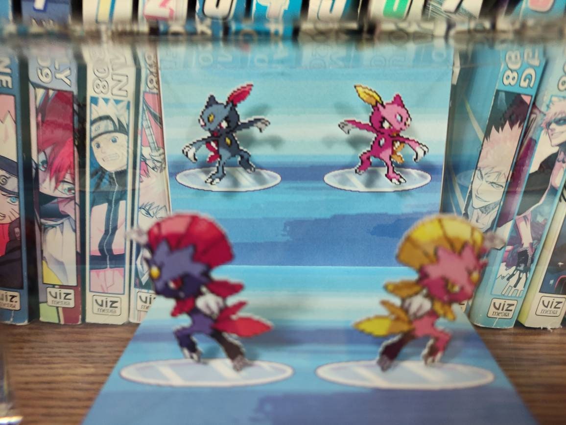 Evolution Weavile (platinum), Sneasel Weavile 3D Diorama Cube, Weavile  Handmade Crystal Diorama Cube, Unique Gift for Gamers - Etsy, image size:1156x868