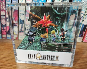 ☆ Diorama Art Hell House Skirmish [Final Fantasy 7] made from paper