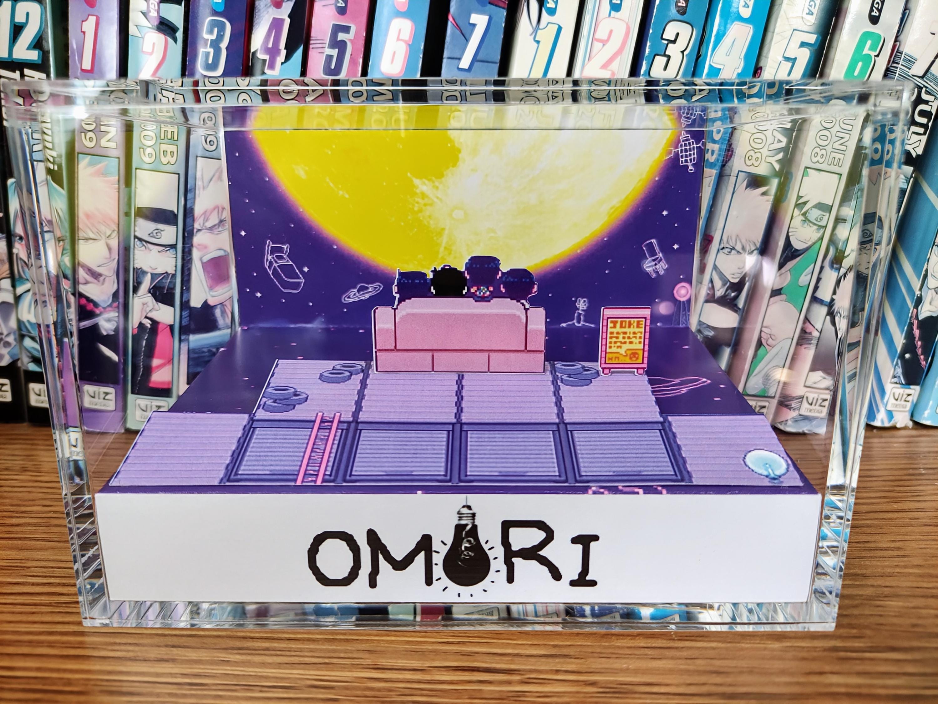 Omori Junkyard Diorama, Omori Handmade Shadow Box, Indie Game Decor, Omori Gamer Gift, Omori Collectible Display, Omori Junkyard Scene