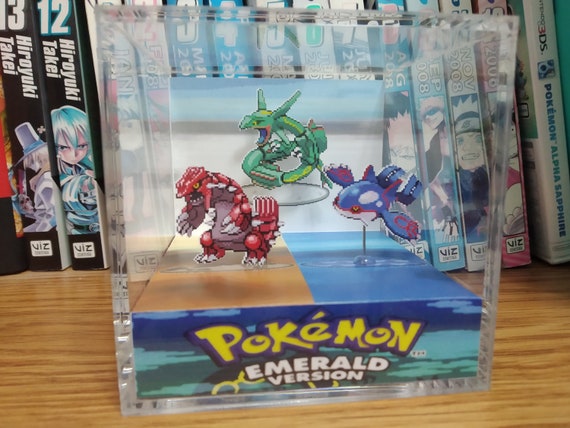 Figurines Rayquaza, Groudon Et Kyogre - Collection Pokémon En Boîte