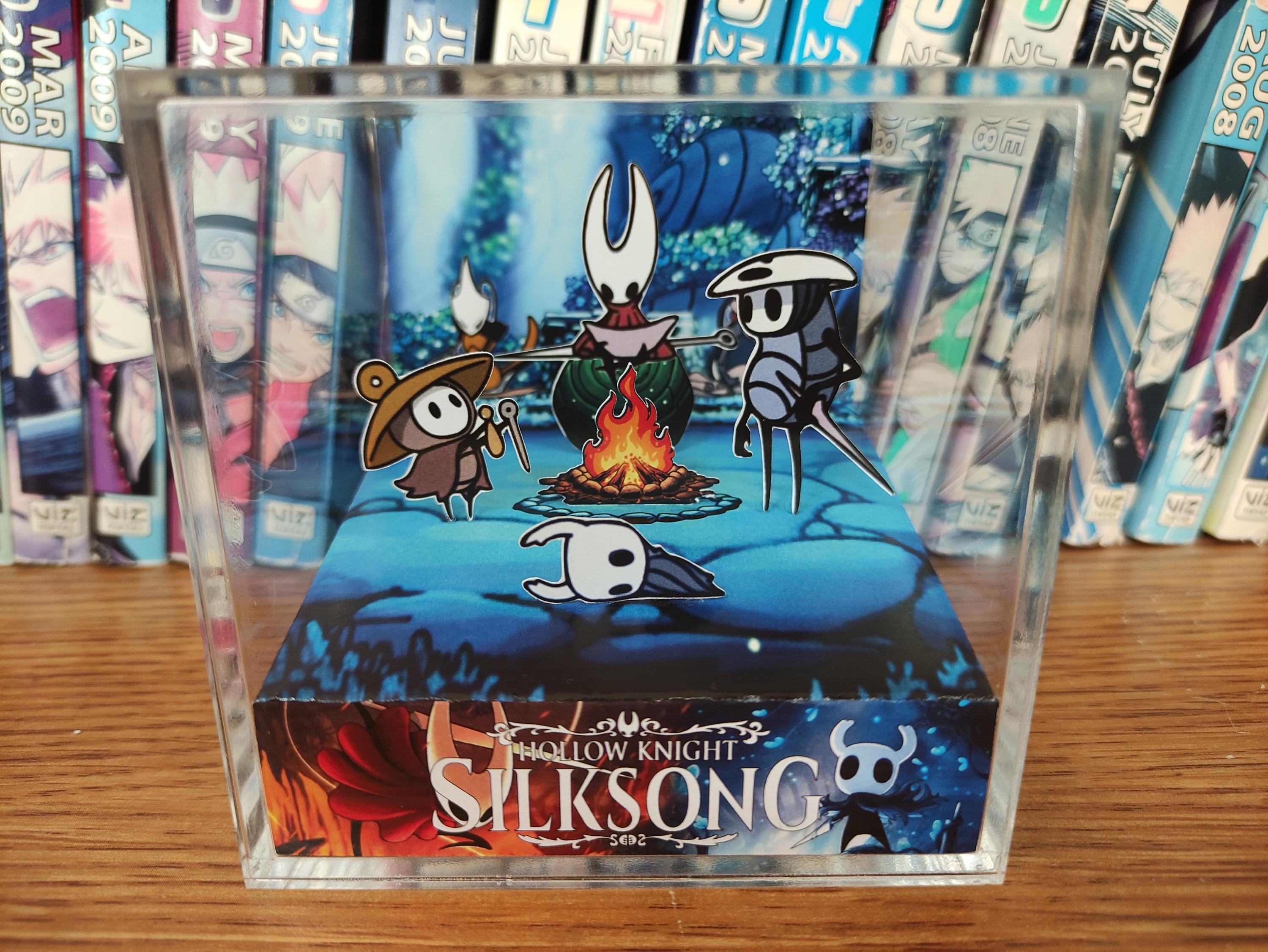 Silksong Hollow Knight Campfire Diorama Cube – Hornet and the