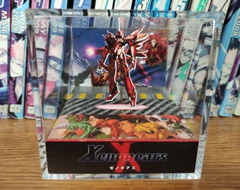 Xenogears Weltall ID Diorama Box,  Pixel Art JRPG 3D Diorama Cube, Retro RPG Collectible Display, Classic PlayStation Xenogears Fan Art