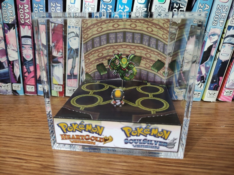 Where Is The Embedded Tower In Heartgold CUSTOMIZABLE Rayquaza Embedded Tower Rayquaza Heartgold | Etsy